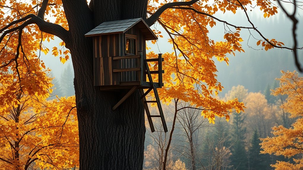 elevated concealment enhances hunting